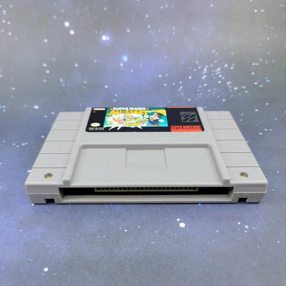 Super Mario All-Stars Nintendo SNES Game Cartridge SNS-4M-USA Retro Video Game